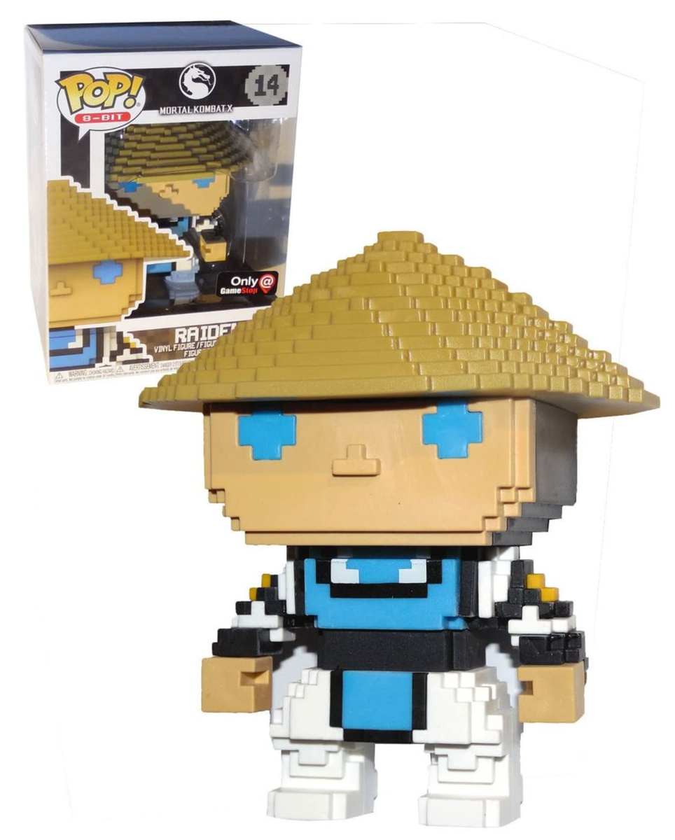 New Funko Pop! 8-Bit Mortal Kombat X #14 Raiden - Game Stop New Funko Pop! 8-Bit Mortal Kombat X #14 Raiden - Game Stop