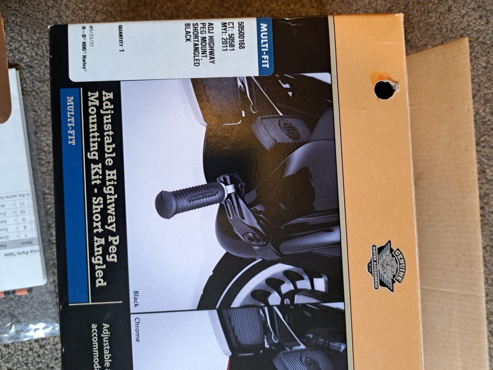 Genuine Harley Davidson Highway Peg Brackets eBay