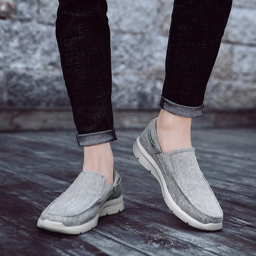 Zapatos informales para hombre mocasín sin cordones de barco cómodos planos para caminar - Imagen 8 de 24