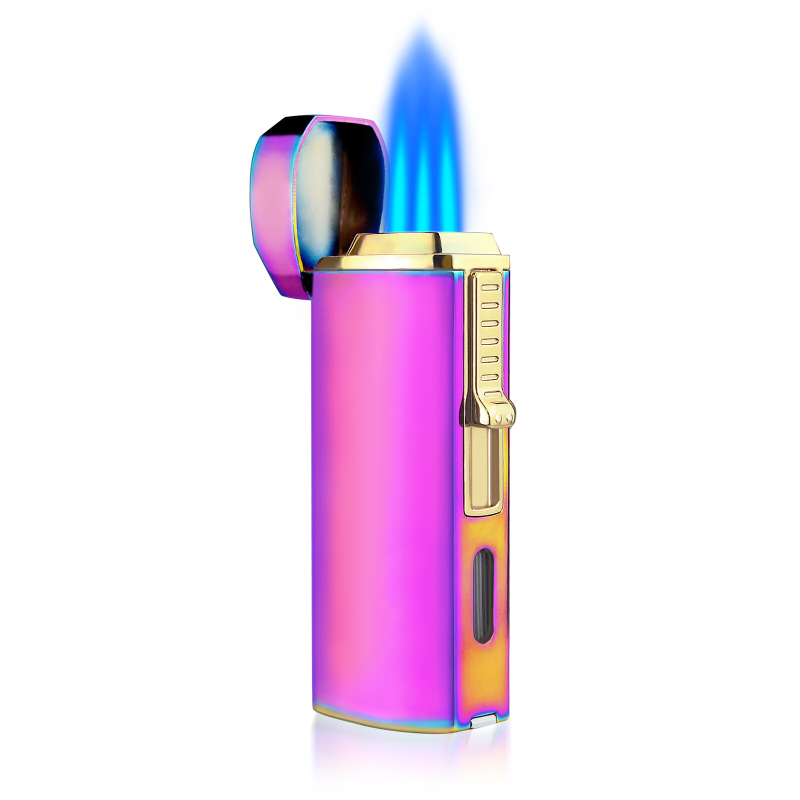 S Fuel Visible Triple Jet Flame Butane Torch Lighter Windpro