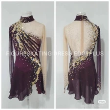 ice figure skating competition dress Gymnastics costume dance Dress dyeing