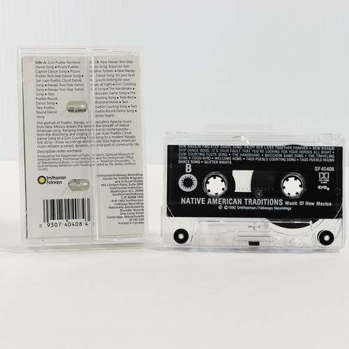 Native American Traditions: Music of New Mexico (Cassette Tape, 1992) C-SF40408 - Picture 2 of 6
