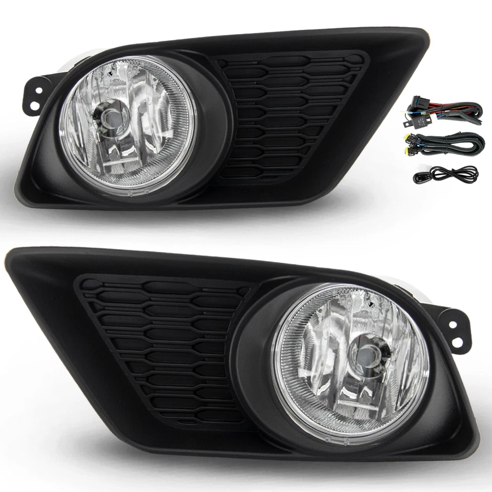 Par de luces antiniebla luces de parachoques + kit de interruptor y cableado para Dodge Charger 2011-2014 Foto 2 de 4