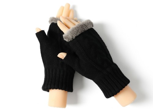 TARRAMARRA® Winter Gloves Fingerless Double-layer Warm Gloves - Picture 17 of 38