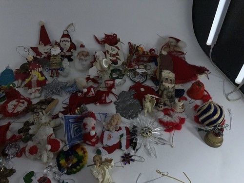 Riesiges Konvolut Vintage und moderner Weihnachtsschmuck klein-mittelgroß Baumschmuck - Bild 15 von 15