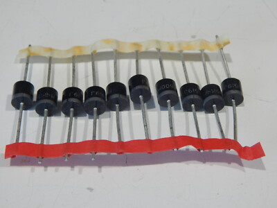 GENERAL SEMI P600M SWITCHING 1KV 6A AXIAL D-6 - LOT OF 10 DIODES - USA FAST SHIP