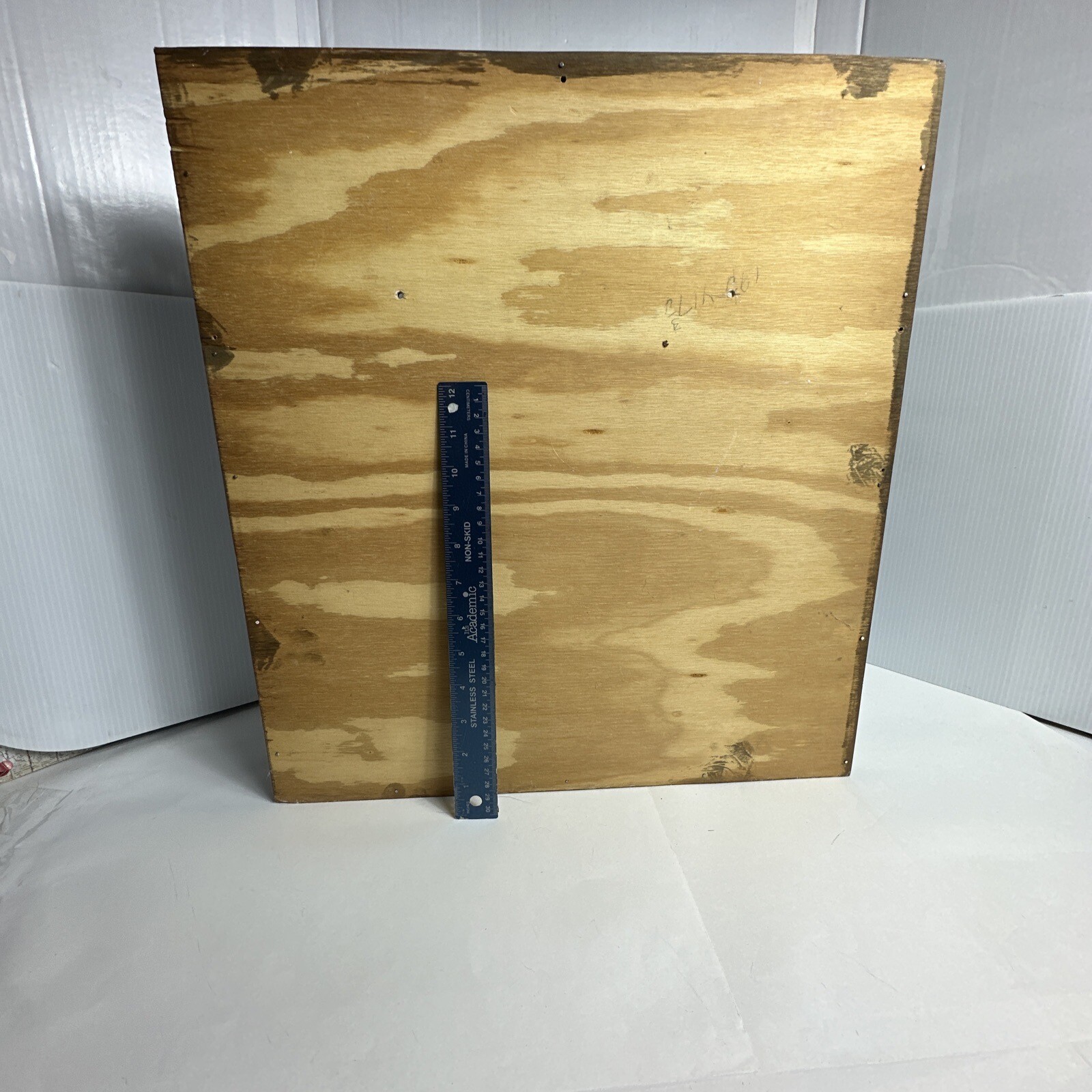 VTG Wall Glass Display Case Wood Curio Knick Knack Shadow Box Shelf 18" eBay