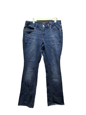 Faded Glory Jeans Women W34 L31  ''Core Boot'' Mid Rise Blue Medium Wash 