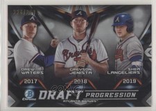 2019 Bowman Draft Chrome Progression Refractor Drew Waters Greyson Jenista fo7