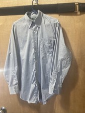 Lauren Ralph Lauren Mens 16 32 33 Slim Fit Gray Non Iron Dress Shirt Long Sleeve