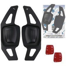 Schaltwippen Paddel SET ALU SCHWARZ für Tiptronic VW Caddy IV SA 2017-2020