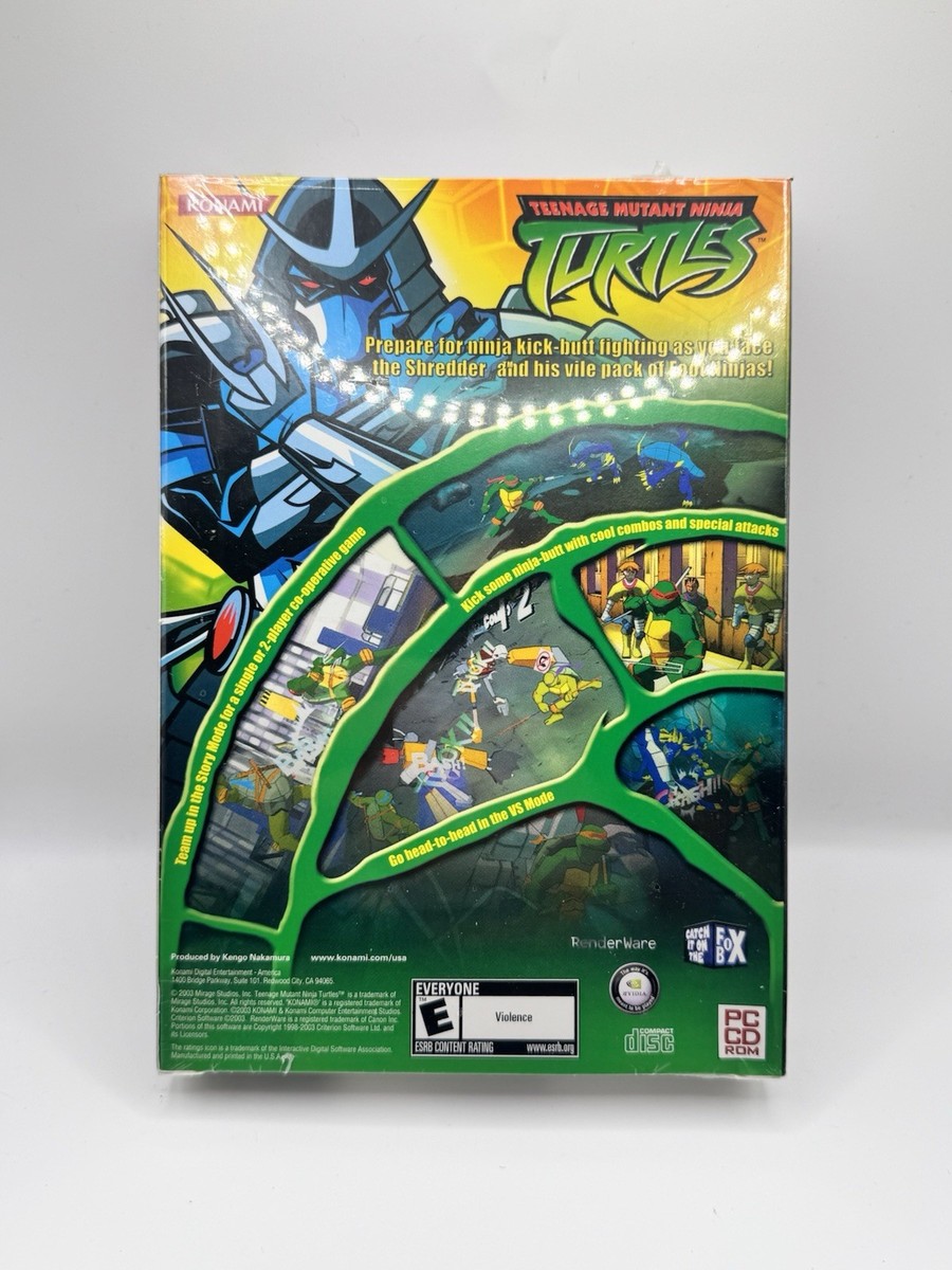 Teenage Mutant Ninja Turtles (PC, 2003) Cardboard Box Version