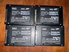 Lot of 4 Samsung SM863 480GB 2.5" SATA SSD MZ7KM480HAHP Enterprise – Tested, 99%