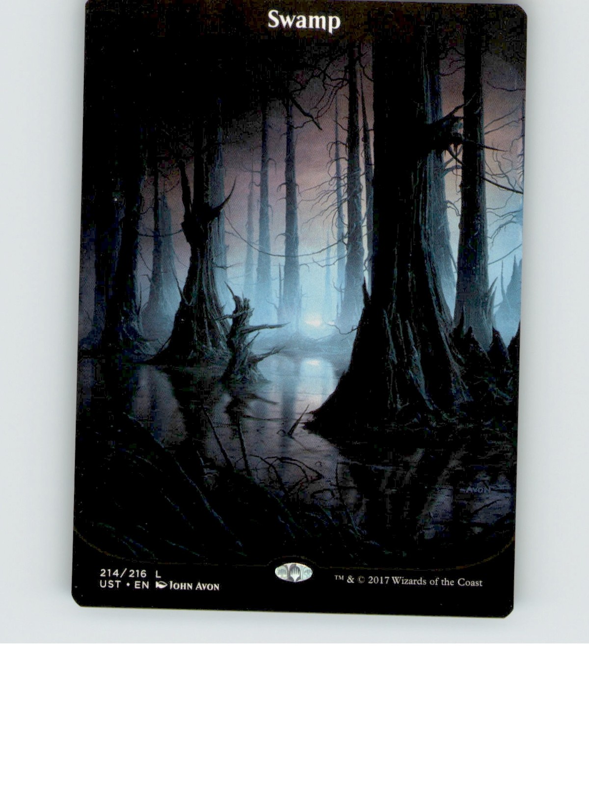 Swamp 214 Land Unstable Lightly played b3-807