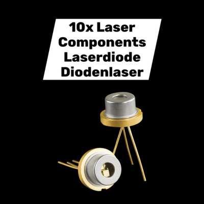 Laser Components Laserdiode Diodenlaser Rot 650 nm Modul 7 mW 10 STÜCK