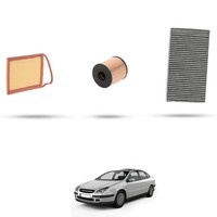 Hoffcar Wartungsset - 3 Filter Kompatibel Mit Citroen C5 1.8 16V 92KW Ab 200