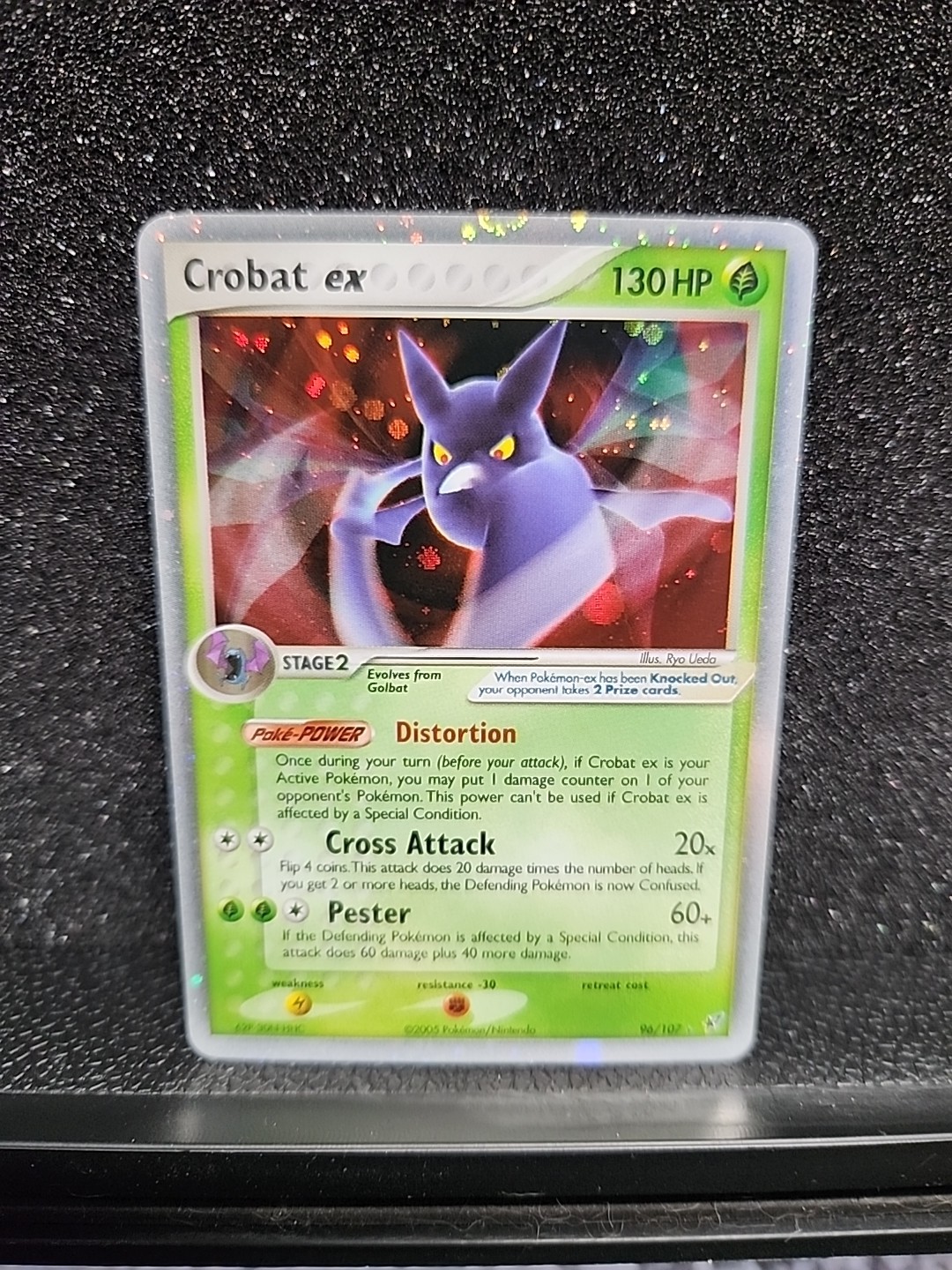 Pokemon TCG Crobat EX Deoxys Holo Card 96/107 Near Mint