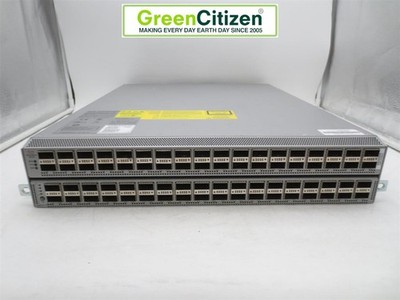 Cisco Nexus N9K-C9272Q V01 72 Port QSFP+ 40GbE Network Switch 2x PSU 