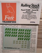 N Gauge Fox Transfers F2309 British Rail Telecom Livery Pack  New Sealed