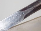 Atsunomi Japanese Timber Framing Mortise Chisel 9/16+" Cut 11.5" Long Signed — photo 9