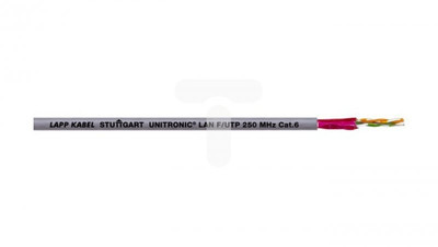 Przewód UNITRONIC LAN 250 F/UTP kat.6 4x2xAWG24 LSZH 2170194 /bębnowy/