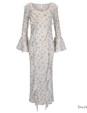 Spell And The Gypsy Collective Fleur Gown in Teapot Blue Size M
