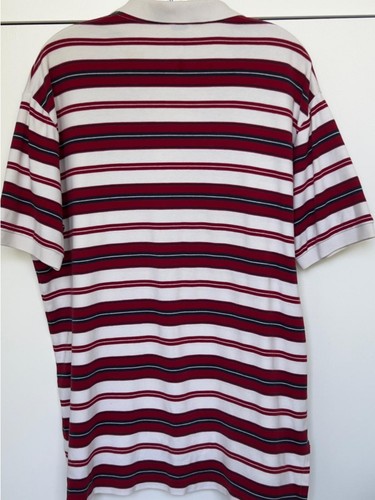 Polo by Ralph Lauren Men’s Red, Blue & White Striped Polo Shirt - Afbeelding 3 van 5