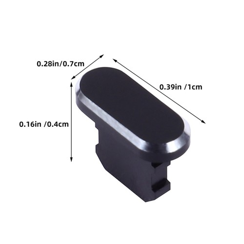 4 Pcs Métal USB Trou Plug Port Bouchon Poussière Poussière Prises de Charge - Photo 10 sur 12