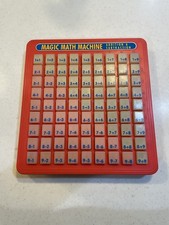 Vintage Magic Math Machine Addition  Subtraction Learning Board Lanard 1988
