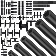 Silicone Vacuum Hose Kit, 5Ft 6PCS Automotive 113PCS 119PCS