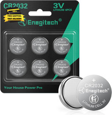CR2032 Lithium Coin Batteries Button 2032 3V Recommended for Use in Key Fobs, Wa