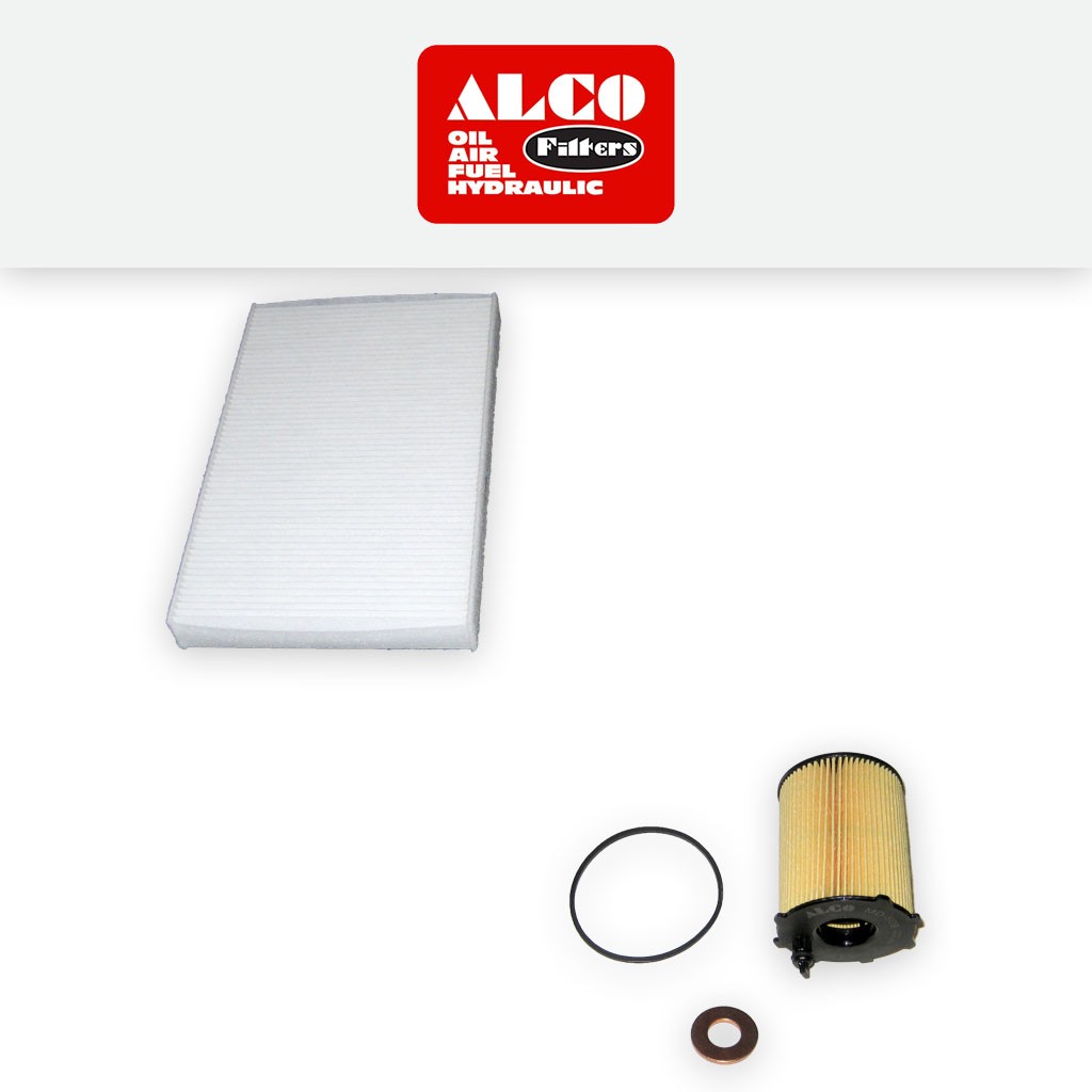 SERVICE KIT for PEUGEOT 307 1.6 HDI ALCO OIL CABIN FILTERS (2004-2009)