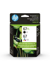 HP Original 67 Tri-Color / 67XL Black Ink Combo Pack, Nov 2025