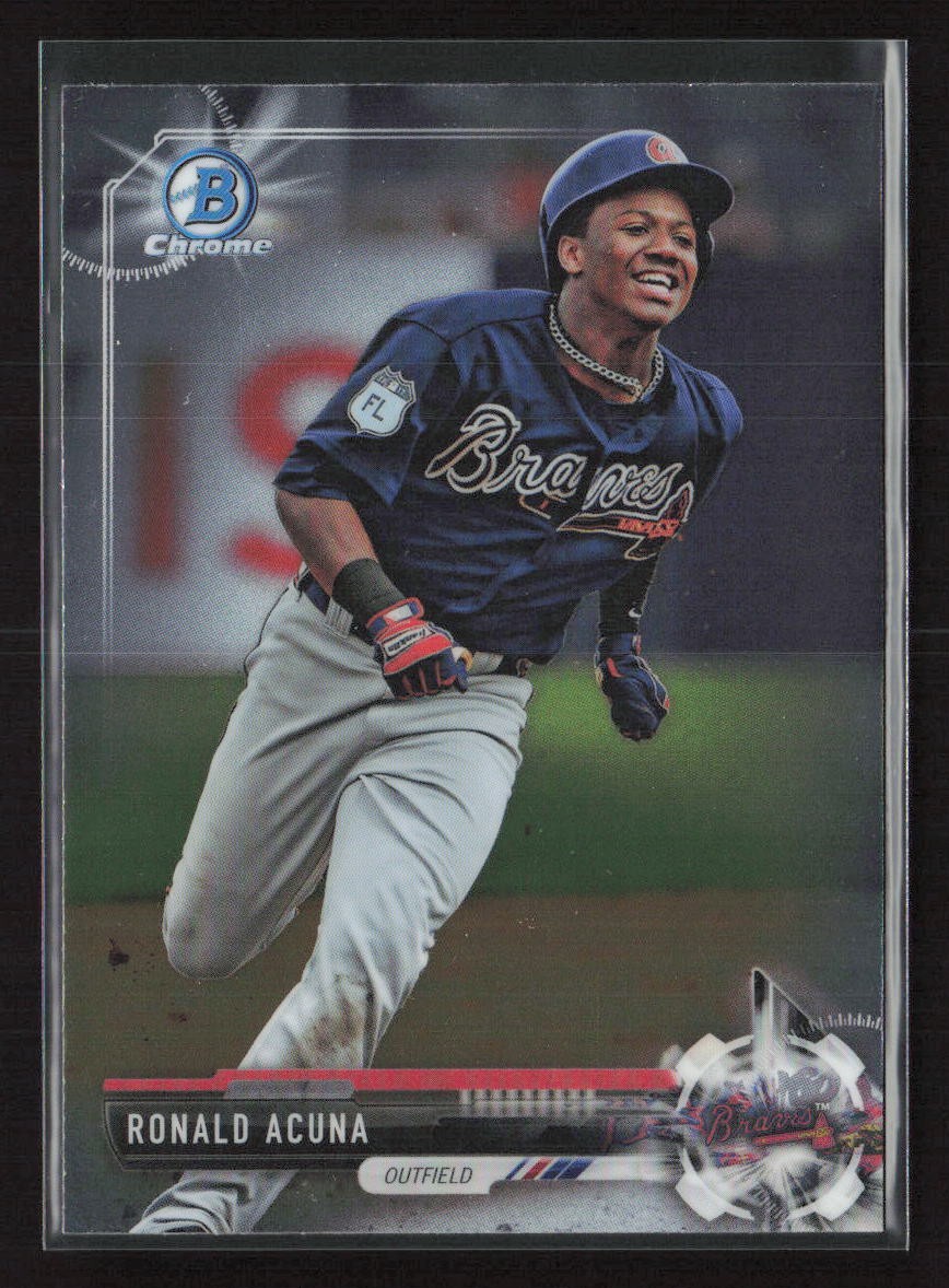 2017 Bowman Draft Chrome #BDC-39 Ronald Acuna - NM/MT+