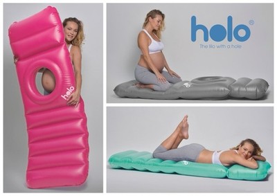 Inflatable Pregnancy Pillow Bed Maternity Raft Float Hole to Lie on Your Stomach