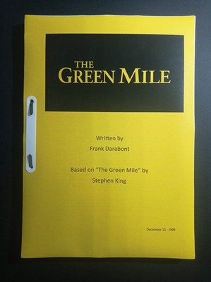 Drehbuch / Skript The Green Mile von Stephen King (Englisch)