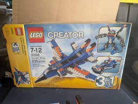 LEGO Creator Thunder Wings 31008 3-in-1 Complete Set 235 Pieces Box Instructions
