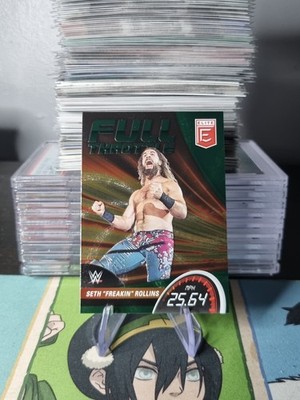 2023 Donruss Elite WWE Seth ''Freakin'' Rollins Full Throttle Green #5 RAW