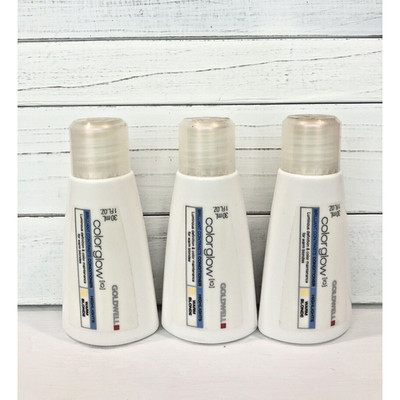 GOLDWELL COLOR GLOW IQ Conditioner Warm Blonde 1 oz X3 NEW