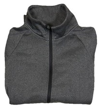 Champion Women  s Track Jacket Full Zip Gray Herringbone Size XS