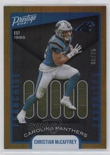 2021 Prestige Franchise Favorites Xtra Points Gold 68/99 Christian McCaffrey v1i
