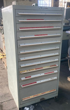 Stanley Vidmar Lista Cabinet Industrial Tool Storage 30x28 X61 Tall 12 Draws