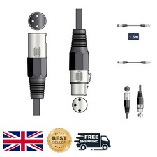 High-Quality 1.5m DMX XLR Cable - 3-Pin Shielded Design for Professionals