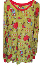 Dr. Seuss THE GRINCH 2022 Costume Pajamas PJ's Size 3X 54-56  XLNT Pre-owned