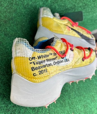 Nike Vapor Street Off-White Tour Yellow Women's US Size 8.5/ Mens
