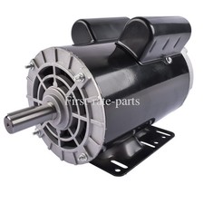 5 HP Air Compressor Motor CCW Single Phase 3450RPM 7/8" Keyed Shaft 230V 22A