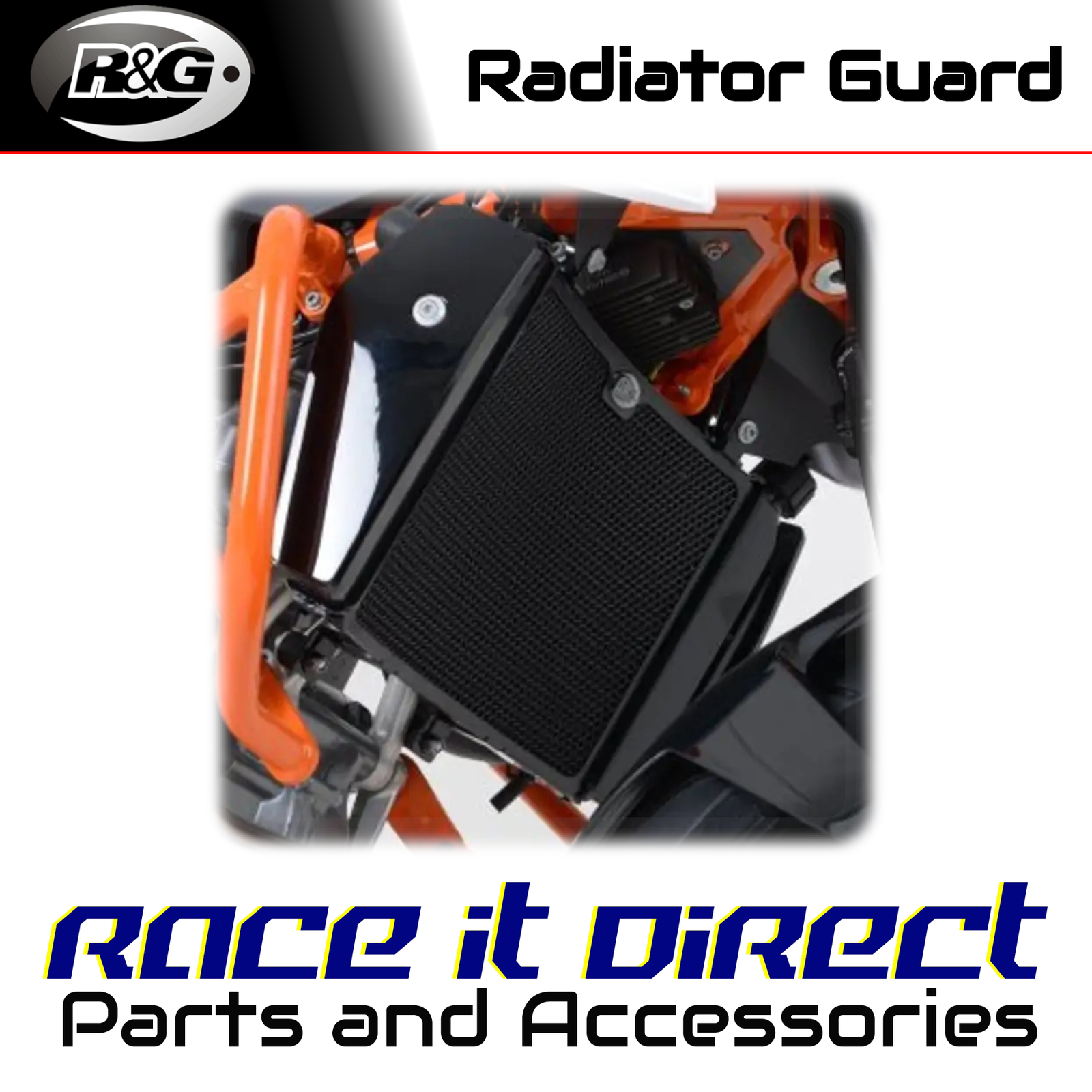 Aluminium Radiator Guard for KTM 690 Duke IIII 2012-2014 R&G