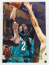 1993-94 Topps Stadium Club Basketball Triple Double Larry Johnson #6 Hornets