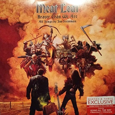 New: MEATLOAF - Braver Than We Are - Barnes & Noble Limited Edition 2 LPs in Red