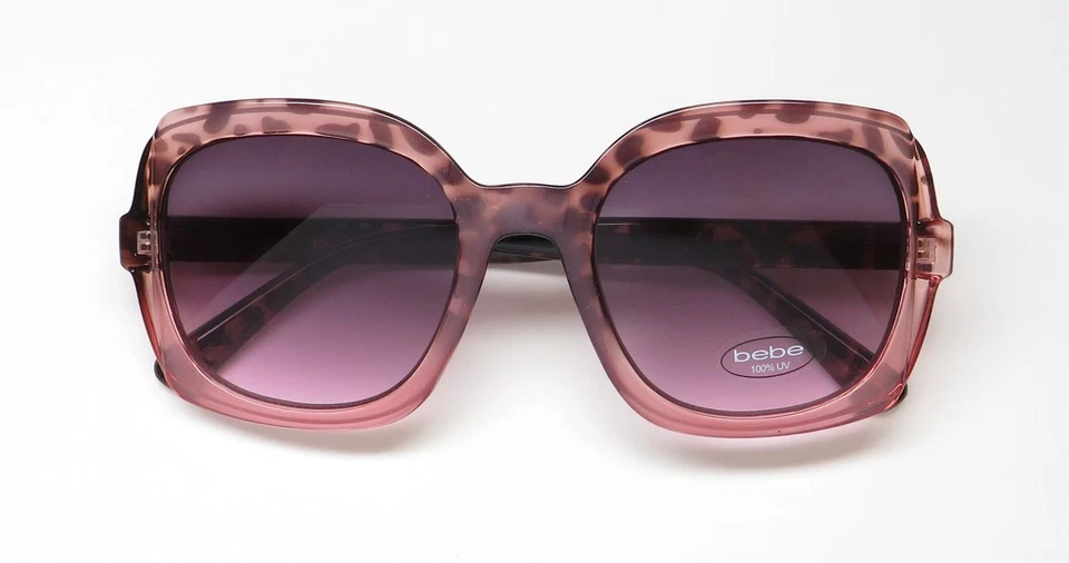 NUEVO BEBE BBOP1012CE GAFAS DE SOL MUJER PLÁSTICO BORDE COMPLETO ROSA OVERSIZE 664 Foto 2 de 4